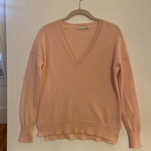Pink Cashmere V Neck sweater - XS  - Peter Millar